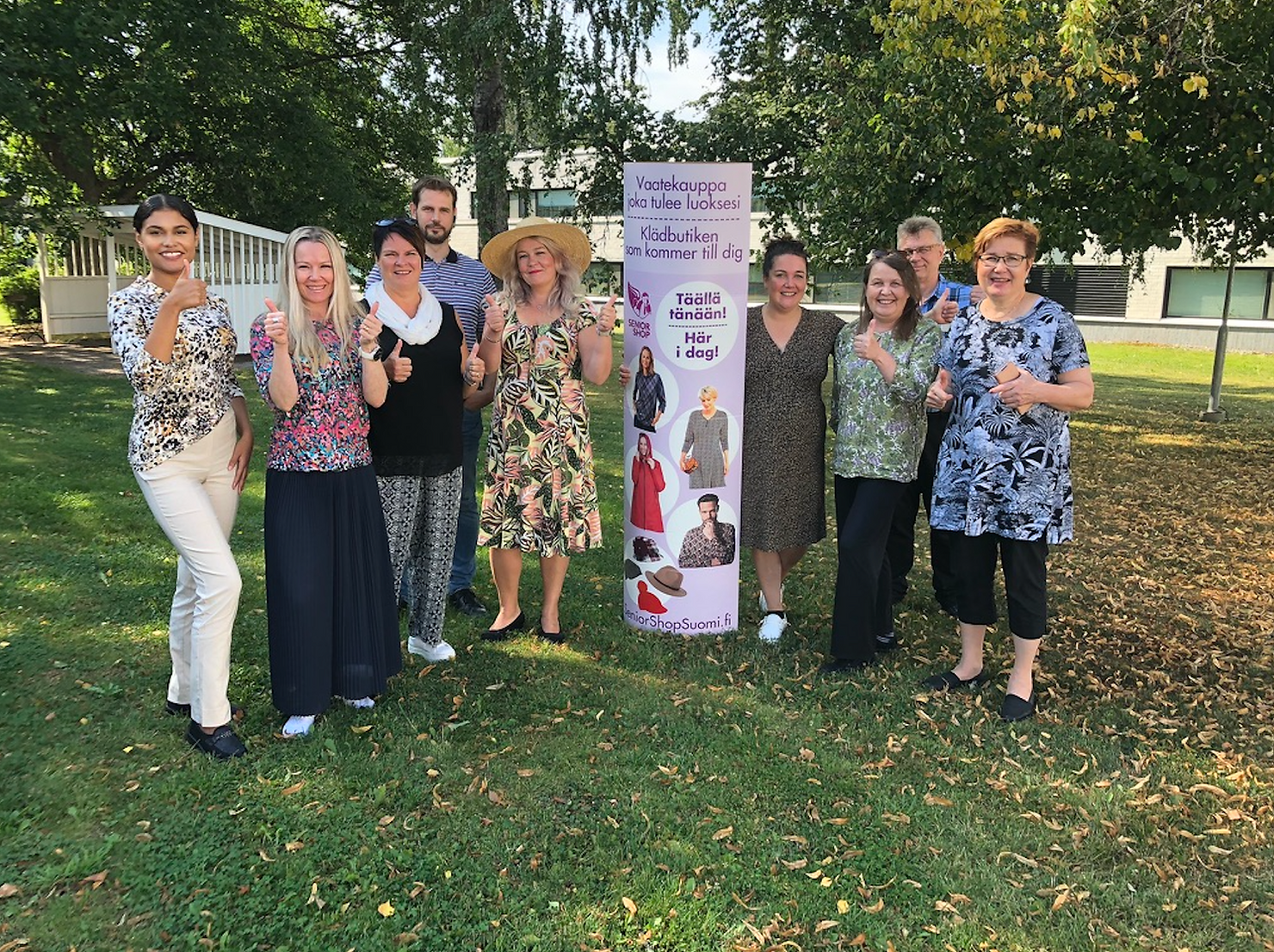 Senior Shopin kauppiaat, kesä 2022.